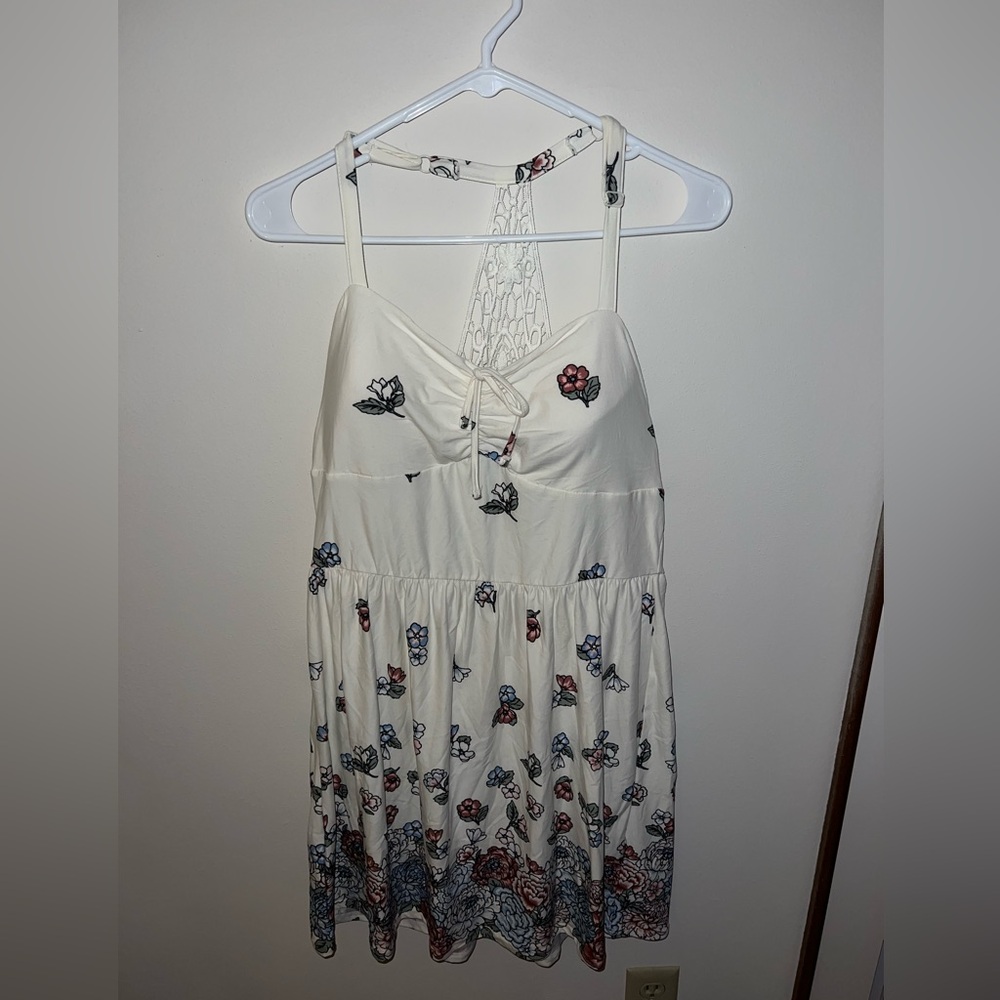 NWT white floral dress